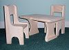 Doll Table and Chairs, woodcrafts, wood crafts, children, dolls, furniture, Pop's Wood Shop
