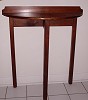 Wood Side Table - Half Round Hall Table - Hall Table