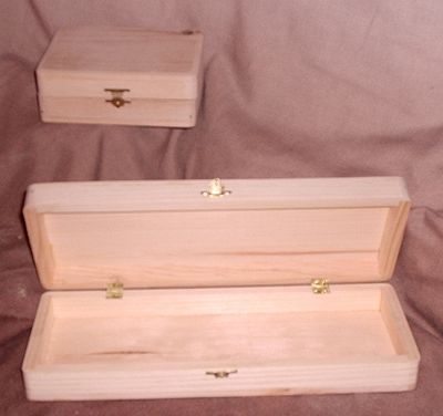 unfinished wood containers